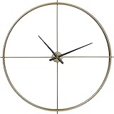 Kare Design Wanduhr Simple Pure Brass, Uhr, Gold, 95cm