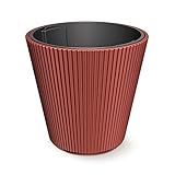 Prosperplast Terrakotta-Blumentopf, Kollektion Milly, 34,9 x 34,9 x 35,5 cm, Fassungsvermögen: 23 l.