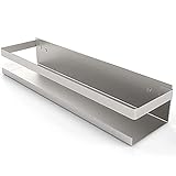 Bahderaus Duschablage Kein Bohren Selbstklebender Duschkorb Edelstahl Duschablage Badablage Gebürstet 30 cm