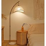 PTTRNS Standleuchten Stehlampe Retro Zen Homestay Wohnzimmer Arbeitszimmer Stehlampe Schlafzimmer Japanische kreative Nachttisch-Leselampe (ohne Lichtquelle) Standleuchte (Color : A)