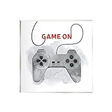 Stupell Industries Game On Gamer Joystick Controller Wandplakette, Design von Grace Popp