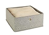 WENKO Schubladenorganizer Balance 2er Set - 2er Set, Aufbewahrungsboxen für Schubfächer, Polypropylen, 28 x 13 x 28 cm, Taupe