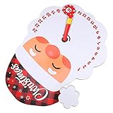 Toyvian 1 Stück Countdown Bis Weihnachten Kinderdekoration Weihnachtsdekoration Jesus-Dekor Ewiger Weihnachtskalender Taschen-Weihnachtsmann Hängende Verzierung Weihnachtskalender