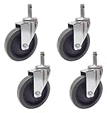 Möbelrollen, Universal-Möbelrollen, 10,2 cm (4 Zoll), Speisewagen-Lenkrolle, Mahlzeit-Rad-Einsatz, Haus-Mopp-Auto, Esszimmer-Auto-Rad, Ersatz-Fußrad, robuste Lenkrollen, Lenkrolle