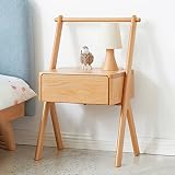 Nachttisch, Nachttisch, Massivholz, Kinder-Nachttisch, nordischer Nachttisch, Aufbewahrung, Beistelltisch, Schlafzimmer, Aufbewahrungsschrank, Nachttisch