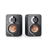 Teufel Ultima 20 Schwarz Stereo Lautsprecher Musik Sound Hochtöner Mitteltöner Bass Speaker High End HiFi Tieftöner Regal Soundanlage