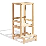 Lernturm für Kinder Küchenhelferturm Lernstuhl Kinderstuhl Küche Kitchen Helper Schemel Verstellbarer Kinderhocker Kinderhocker Küche Montessori Küchenturm Montessori Möbel Lerntower