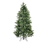 Evergreen Weihnachtsbaum 180 cm – naturgetreuer Tannenbaum, künstliche Kiefer mit Ständer – Christbaum für Weihnachten – Christmas Tree