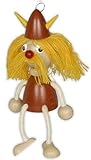 seleXions Schwingfigur Wikinger gelb, aus Holz