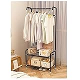 AARONG Kleiderständer, Hängeregale, Garderobe mit 4 Haken, 3-in-1-Aufbewahrungsregal aus Metall für Tasche, Mantel, Hut, Regenschirm, Schuhregal im Eingangsbereich, zur Aufbewahrung von Schuhen, kl