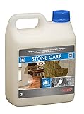 Celina Stegu® STONE CARE 2 l - ist eine weiße, wasserlösliche, schützende und dekorative Imprägnierung auf Silikonbasis, zur öffentlichen Hydrophobierung im Innen- und Außenbereich.