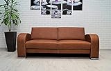 Quattro Meble Ausverkauf ! 35% RABATT Echtleder 2,5 er Sofa Oslo Mini 180 cm Sofa Echt Leder Couch Glattleder Venice