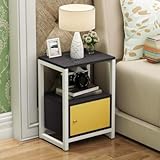Computer Beistelltisch Couchtische Einfacher moderner Holz-Tee-Tabelle Beistelltisch Assembly Wohnzimmer Sofa Tisch Schlafzimmer Nachttisch Eckschrank Laptop Desk Cart (Color : A4)