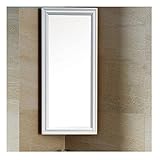 JRZTC Spiegelschränke Badezimmermöbel Badezimmer Edelstahl Spiegelbox Badezimmerspiegel mit Ablage Dreiecksschrank Wohnzimmer Eckspiegel Holz