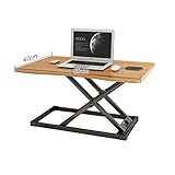 Lap desks Sit-Stand Desk Adjustable Height Standing Desk Sit Stand Converter Lifting Table Home Study Office Riser Workstation for Laptop PC Computer Bed Table (Color : Style1)