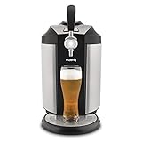 H.Koenig Bierzapfanlage BW1890 - kompatibel mit allen 5L Universal-Edelstahl-Druckfässern - integrierte Kühlung, Temperatur einstellbar zwischen 2°C und 12°C - 65 W - Rutschfeste Füße