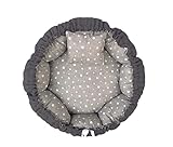 Vehar Katzenbett waschbar Katzenschlafplatz Katzenkorb zum schlafen Katzen Bett große Katzen kleine Hunde Katzenkissen Bettchen Kissen katzenkörbchen cat Bed