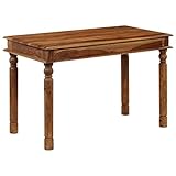 ZEYUAN Esszimmertisch, Esstisch, Dining Table, Essen Tisch, Massivholz 120 x 60 x 77 cm