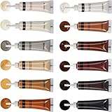 SEISSO 12 Stücke Möbel Reparatur Set, Holzmöbel Reparaturlacke für Mobelkratzer, Furnier und Laminat, Holz Reparatur Set