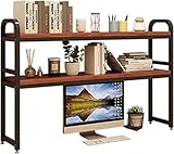 Bücherregal Desktop-Bücherregal Stahlrahmenleiter Arbeitsplatten-Bücherregal Dreidimensionales Lagerregal Unabhängiges Regal (Color : B, Size : 85Cm)