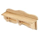 Toyvian 1 Puppenhaus-Dekoration Mini-Puppenhaus-Tasche 3-Teiliges Set Aus Holz