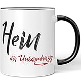 JUNIWORDS Tasse, Hein, der Unbarmherzige, Schwarz (5242310)