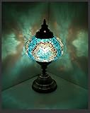 Mosaiklampe Mosaik - Tischlampe L Stehlampe Handgefertigte Mosaiklampe Orientalische Türkische Marokkanische Dekorative Mosaik Tischlampe Türkis - Stern