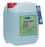 AGO® Quart 2000 Grünbelag Entferner Chlor- und Säurefrei I 10L Flechten und Algen Entferner Konzentrat für 2000qm Fläche