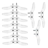 DOITOOL 10 Stück Steuerseil-Teile Kinderstollen Kindervorhänge Durchsichtige Vorhangseile Jalousien Vorhänge Controller Fenster Rollo-Seil Klampe Schnurbefestigungszubehör