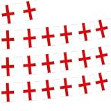 lerwliop England Wimpelkette, tragbar, langlebig, Feierschnur, Flagge, Selbstmontage, alle Dekorationsartikel, Zubehör, Ornamente, Zubehör