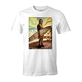 Star Wars Herren T-Shirt Wookiee Chewbacca Surfer Baumwolle weiß - XXL