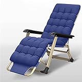 MKYOKO Klappbarer Liegestuhl für den Außenbereich, Schwerelosigkeits-Liegestuhl für den Außenbereich, extragroßer Verstellbarer Liegestuhl für Strand, Pool, Garten, Terrasse (CD)