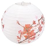 Homoyoyo Chinesische Japanische Kirschblüten-Papierlaterne Blumen-Sakura-Laterne Sushi-Ramen-Bar-Laterne Orientalischer Asiatischer Lampenschirm Für Restaurant Kirche Hochzeitsgeschenk