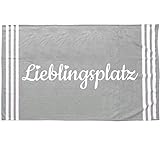 HOMELEVEL Strandtuch XXL Handtuch 90x180cm - Strandhandtuch Badetuch Strandlaken - schnelltrocknend saugfähig - Badelaken Badehandtuch - div. Farben und Motive