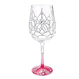 NymphFable Bunte Weinglas Prinzessin Krone Rotweingläser 15 oz Neuheit Geschenk für Geburtstage, Hochzeiten, Valentinstag