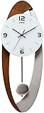 VALCLA Wanduhr Modern Wohnzimmer Pendel Wanduhr Silent Non Ticking Clocks Wohnzimmeruhr Im Modernen Europäischen Stil Schlichte Wanduhr (Color : A, Size : 71 * 26.5CM)