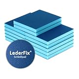 LederFix® - Leder Schleifpad/Schleifschwamm - Optimal zur Vorbereitung für eine Leder-Reparatur (180er Körnung)