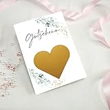 6 Rubbelkarten zum selber beschriften - Gutschein blanco - Rubbellos für eigenen Text Geschenke Geschenkideen als Geschenk Gutschein zum Geburtstag