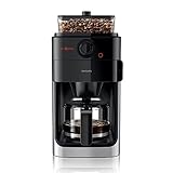 Philips Domestic Appliances Grind und Brew HD7767/00 Filterkaffeemaschine (mit Mahlwerk) edelstahl/schwarz