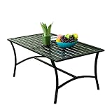 AOKLEY Kleiner Tisch Outdoor Tisch Balkon Kaffeetisch einfach Moderne Eisentisch Wohnzimmer Kleiner Wohnung kreativer rechteckiger Kaffeetisch Couchtisch Klein (Color : A)