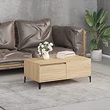 MATTUI Möbel Couchtisch Sonoma Eiche 90x50x36,5 cm Engineered Wood
