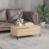 MATTUI Möbel Couchtisch Sonoma Eiche 90x50x36,5 cm Engineered Wood