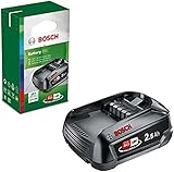 Bosch 18 Volt Ersatz Akku (2,5 Ah, kompatibel mit allen Geräten des grünen Bosch Home & Garden 18 Volt Systems)