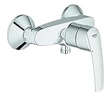 Grohe Duscharmatur Start, 32279001, Einhandmischer für Brause mit Keramikkartusche, Temperaturbegrenzer, StarLight Oberfläche, Chrom, 09712 3