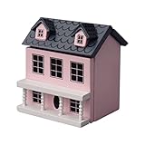 TOYANDONA Kinder Holzmaßstab Geschenke Tiny Kit Neuheit Kabine Gartenhaus Möbel Cottage Vortäuschen Kleines Modell Entzückende Feenzubehör Kit zu Öffnende Layout-Dekorationen Party:
