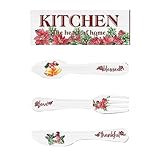 Personalisierte Holzschilder, Szenenanweisungen, Holzschilder, Speisekammer, Küche, Wanddekoration, Anhänger, Willkommensschild, Dekoration, Türschild Freundin Geburtstagsgeschenk (White, One Size)