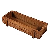 Holz-Pflanzgefäß, Pflanzgefäß, Blumen-Sukkulenten-Pflanzkasten, Pflanzbeet, Multifunktionaler Balkon für Garten, Topfpflanze, Garten