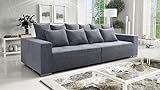 Kuechen-preisbombe Modernes Big Sofa Wohnlandschaft Sofa Couch Jumbo 3 - hellgrau