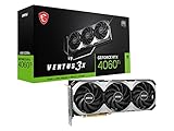 MSI GeForce RTX 4060 Ti Ventus 3X 8G OC Grafikkarte -NVIDIA RTX 4060 Ti, 8 GB GDDR6 Speicher, 18Gbps, PCIe 4.0, DLSS3