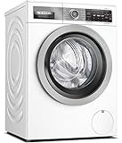 Bosch WAV28G40 HomeProfessional Smarte Waschmaschine, 9 kg, 1400 UpM, Made in Germany, Flecken-Automatik Plus entfernt 16 Fleckenarten, AquaStop Schutz gegen Wasserschäden, VarioTrommel wäscheschonend